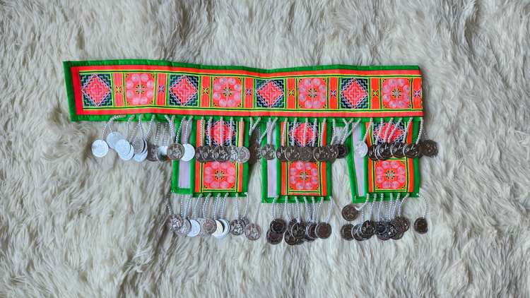 2023年新款花式菱形螺纹版腰带（中国版硬币）