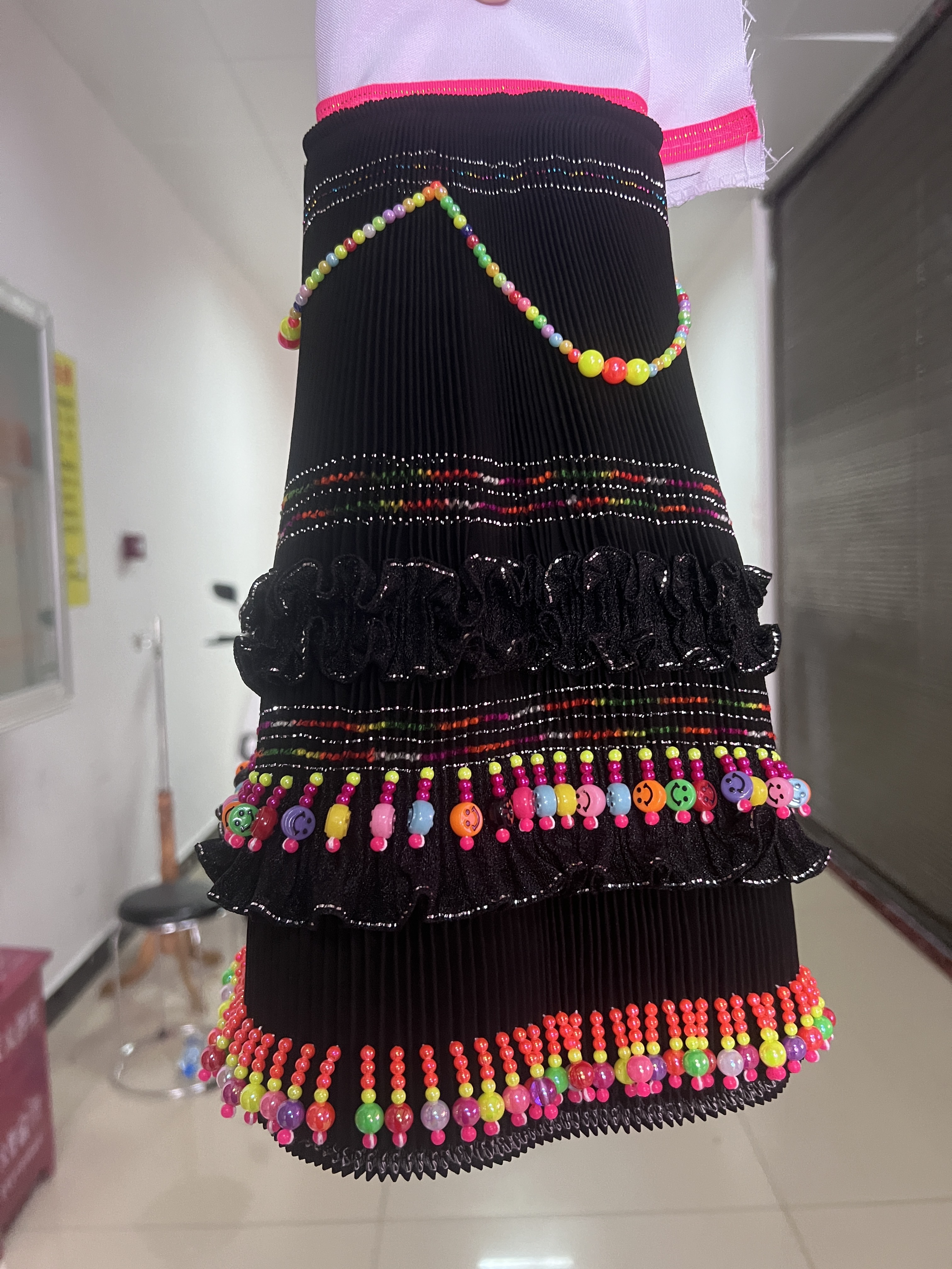 缝线串珠裙20